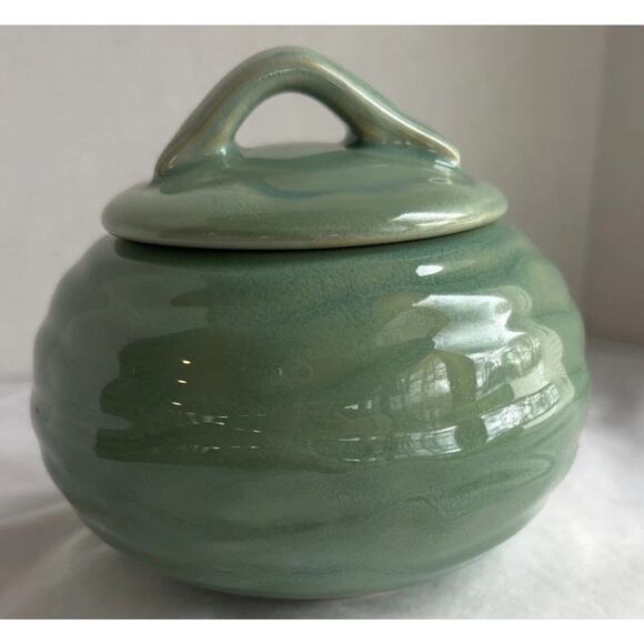 Pfaltzgraff Other - VTG Pfaltzgraff Seychelle’s Sugar Bowl 2006 Sea Green/ Blue Lagoon Multiple Uses